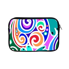 Crazy Pop Art - Doodle Circles   Apple Ipad Mini Zipper Cases by ConteMonfrey