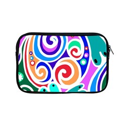 Crazy Pop Art - Doodle Circles   Apple Macbook Pro 13  Zipper Case by ConteMonfrey