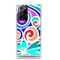 Crazy Pop Art - Doodle Circles   Samsung Galaxy Note 20 Ultra Tpu Uv Case by ConteMonfrey