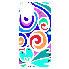 Crazy Pop Art - Doodle Circles   Iphone 14 Plus Black Uv Print Case