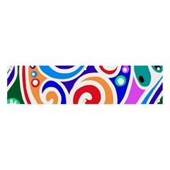 Crazy Pop Art - Doodle Circles   Banner And Sign 4  X 1  by ConteMonfrey