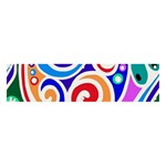 Crazy Pop Art - Doodle Circles   Banner and Sign 4  x 1  Front