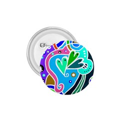 Crazy Pop Art - Doodle Hearts   1 75  Buttons by ConteMonfrey