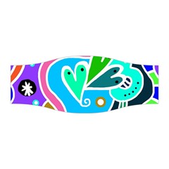 Crazy Pop Art - Doodle Hearts   Stretchable Headband by ConteMonfrey