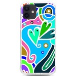 Crazy Pop Art - Doodle Hearts   iPhone 12/12 Pro TPU UV Print Case Front