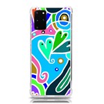 Crazy Pop Art - Doodle Hearts   Samsung Galaxy S20Plus 6.7 Inch TPU UV Case Front