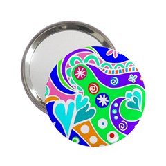 Crazy Pop Art - Doodle Lover   2 25  Handbag Mirrors by ConteMonfrey