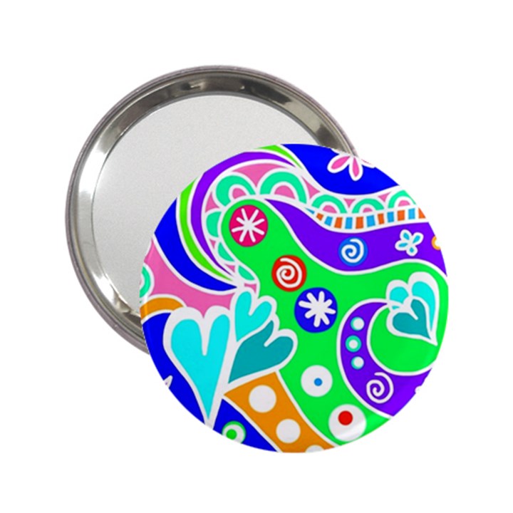 Crazy Pop Art - Doodle Lover   2.25  Handbag Mirrors