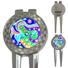 Crazy Pop Art - Doodle Lover   3-in-1 Golf Divots by ConteMonfrey