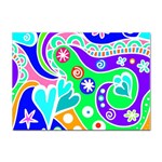 Crazy Pop Art - Doodle Lover   Sticker A4 (10 pack) Front