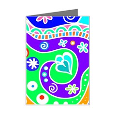 Crazy Pop Art - Doodle Lover   Mini Greeting Card by ConteMonfrey