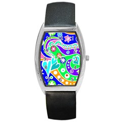 Crazy Pop Art - Doodle Lover   Barrel Style Metal Watch by ConteMonfrey