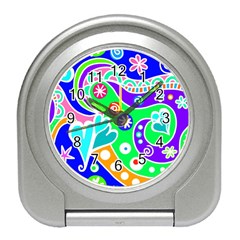 Crazy Pop Art - Doodle Lover   Travel Alarm Clock by ConteMonfrey