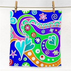 Crazy Pop Art - Doodle Lover   Face Towel by ConteMonfrey