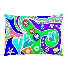 Crazy Pop Art - Doodle Lover   Pillow Case by ConteMonfrey