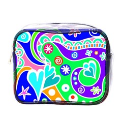 Crazy Pop Art - Doodle Lover   Mini Toiletries Bag (one Side) by ConteMonfrey