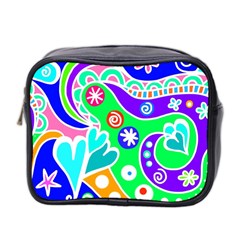 Crazy Pop Art - Doodle Lover   Mini Toiletries Bag (two Sides) by ConteMonfrey