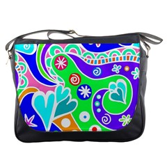 Crazy Pop Art - Doodle Lover   Messenger Bag by ConteMonfrey