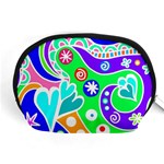 Crazy Pop Art - Doodle Lover   Accessory Pouch (Medium) Front