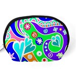 Crazy Pop Art - Doodle Lover   Accessory Pouch (Medium) Back