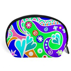 Crazy Pop Art - Doodle Lover   Accessory Pouch (large) by ConteMonfrey