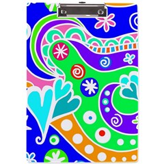 Crazy Pop Art - Doodle Lover   A4 Acrylic Clipboard by ConteMonfrey