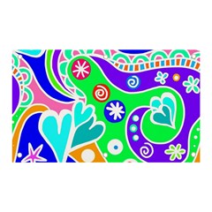 Crazy Pop Art - Doodle Lover   Banner And Sign 5  X 3  by ConteMonfrey