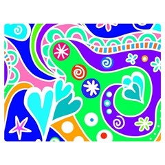 Crazy Pop Art - Doodle Lover   Two Sides Premium Plush Fleece Blanket (extra Small) by ConteMonfrey