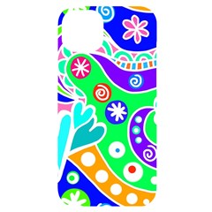 Crazy Pop Art - Doodle Lover   Iphone 14 Plus Black Uv Print Case by ConteMonfrey