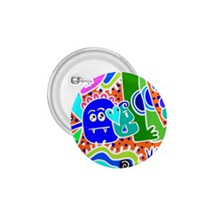 Crazy Pop Art - Doodle Buddies  1 75  Buttons