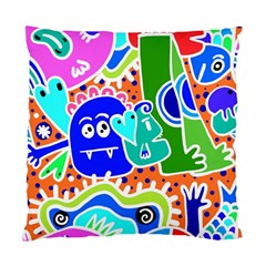 Crazy Pop Art - Doodle Buddies  Standard Cushion Case (one Side) by ConteMonfrey