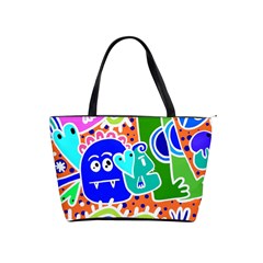 Crazy Pop Art - Doodle Buddies  Classic Shoulder Handbag