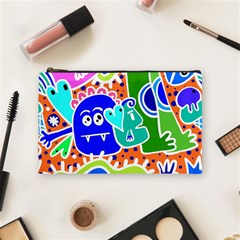 Crazy Pop Art - Doodle Buddies  Cosmetic Bag (Medium)