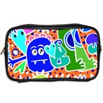 Crazy Pop Art - Doodle Buddies  Toiletries Bag (Two Sides) Back