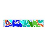 Crazy Pop Art - Doodle Buddies  Premium Plush Fleece Scarf (Mini) Front