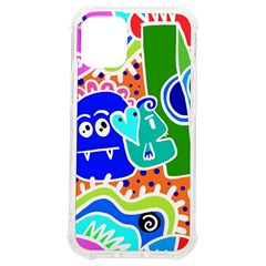 Crazy Pop Art - Doodle Buddies  Iphone 12 Mini Tpu Uv Print Case	 by ConteMonfrey