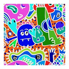 Crazy Pop Art - Doodle Buddies  Banner And Sign 3  X 3  by ConteMonfrey