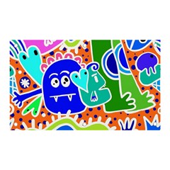 Crazy Pop Art - Doodle Buddies  Banner And Sign 5  X 3  by ConteMonfrey