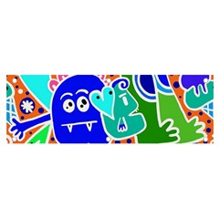 Crazy Pop Art - Doodle Buddies  Banner And Sign 6  X 2  by ConteMonfrey