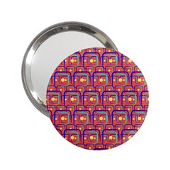 Pink Yellow Neon Squares - Modern Abstract 2 25  Handbag Mirrors by ConteMonfrey