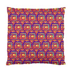 Pink Yellow Neon Squares - Modern Abstract Standard Cushion Case (one Side) by ConteMonfrey