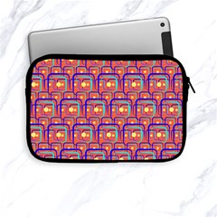 Pink Yellow Neon Squares - Modern Abstract Apple Ipad Mini Zipper Cases by ConteMonfrey