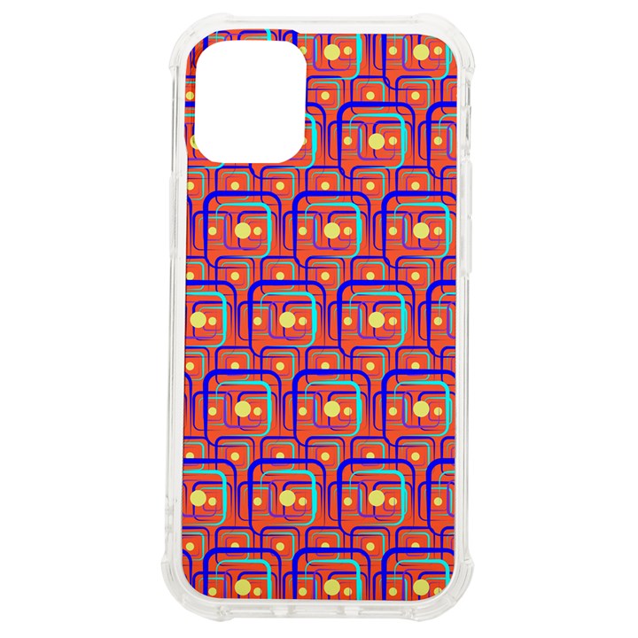 Pink Yellow Neon Squares - Modern Abstract iPhone 12 mini TPU UV Print Case	