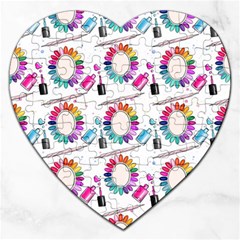 Manicure Jigsaw Puzzle (heart) by SychEva