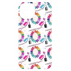 Manicure Iphone 14 Black Uv Print Case