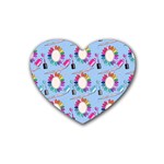 Manicure Rubber Coaster (Heart) Front