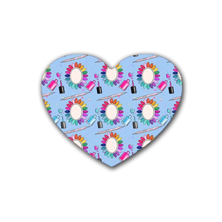 Manicure Rubber Coaster (Heart)