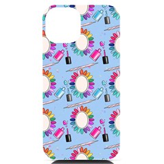 Manicure Iphone 14 Black Uv Print Case