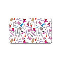 Manicure Nail Magnet (name Card) by SychEva