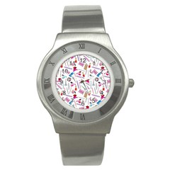 Manicure Nail Stainless Steel Watch by SychEva